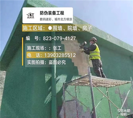 湛江设备迷彩喷涂,迷彩漆施工