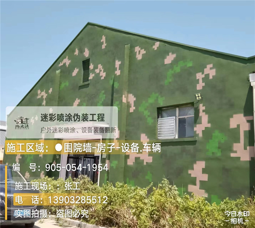 湛江外墙数码迷彩漆施工报价清单（100㎡标准墙面测算）